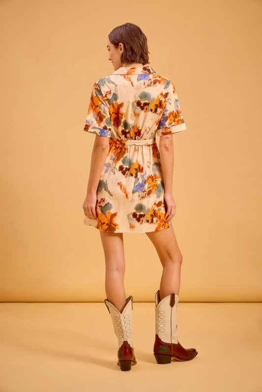Tilly Dress in Strata Terra
