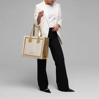 The Navigator Gold Tote