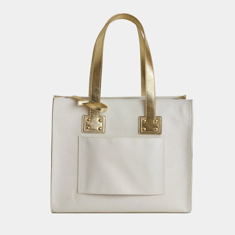 The Navigator Gold Tote