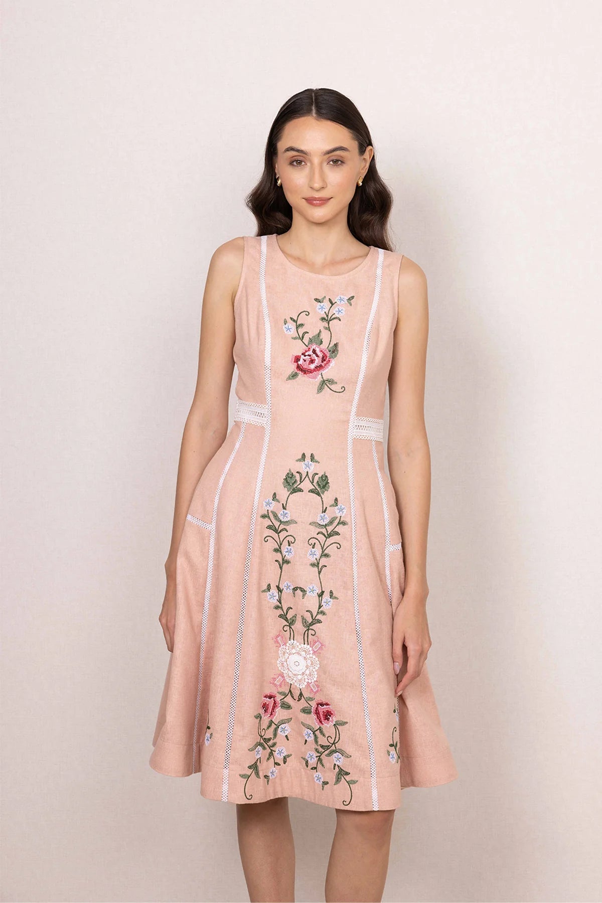 Serel Sleeveless Midi Dress