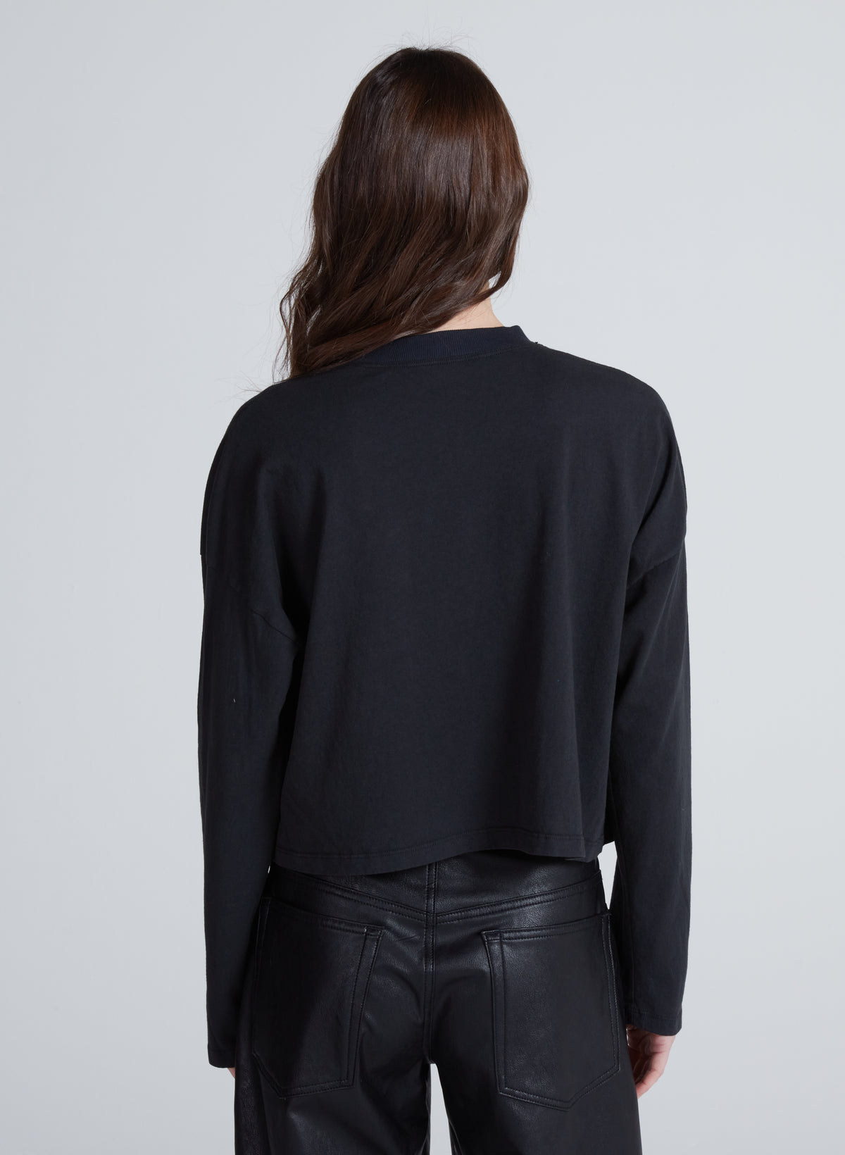 No Standing Just Dancing Cropped Long Sleeve