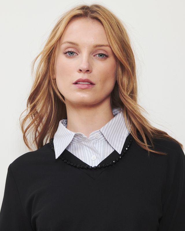Black Spencer Polo