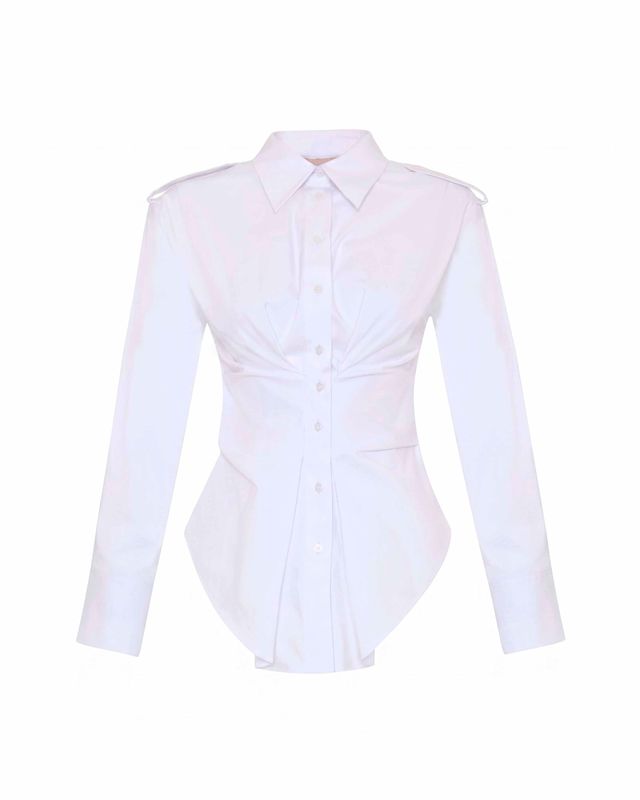 Nemesis Cinched Epaulet Shirt