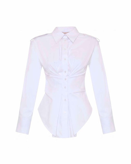 Nemesis Cinched Epaulet Shirt