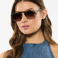 ZANDER Aquamarine Tortoise Sunglasses