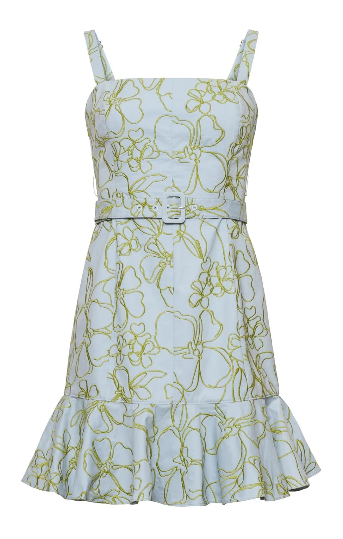 Embroidered Malva Floral Tonya Dress