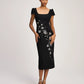 Midnight Dandelion Iliana Dress
