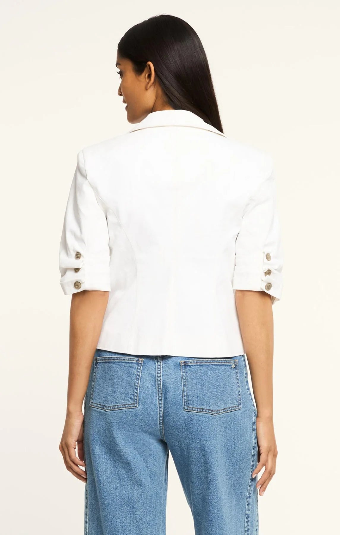 STRIPED FLORAL PETIT KHLOE BLAZER