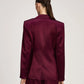Black Cherry Georgia Satin Stripe Cheyenne Blazer