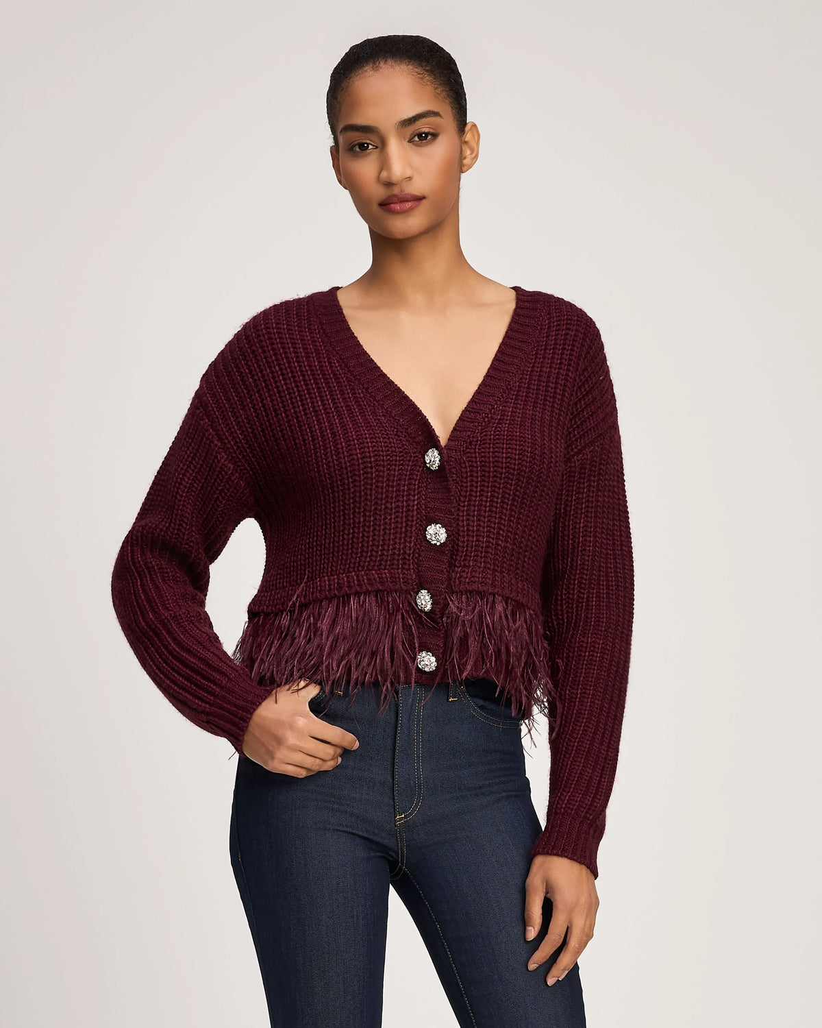 Black Cherry Krissi Cardigan