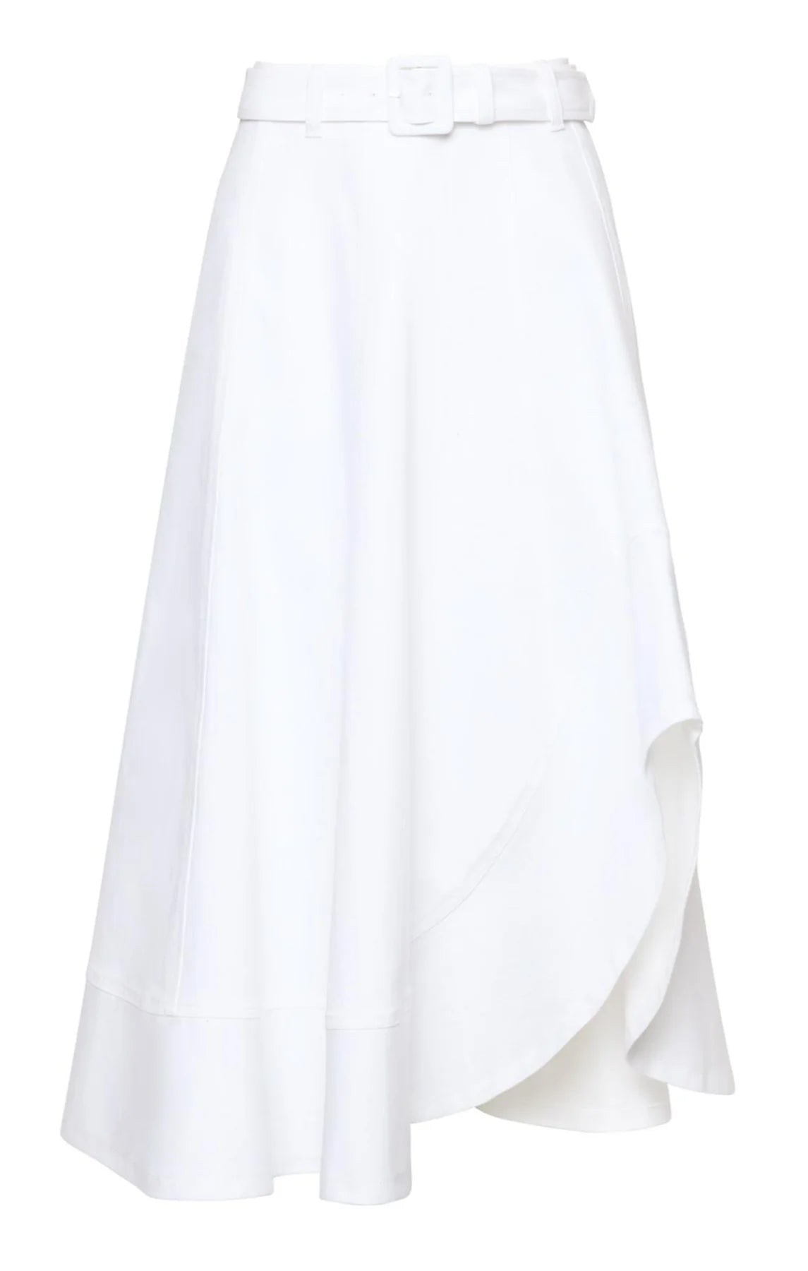 WHITE ZELDA JEAN SKIRT
