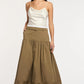 Olive Green Peri Skirt