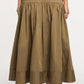 Olive Green Peri Skirt