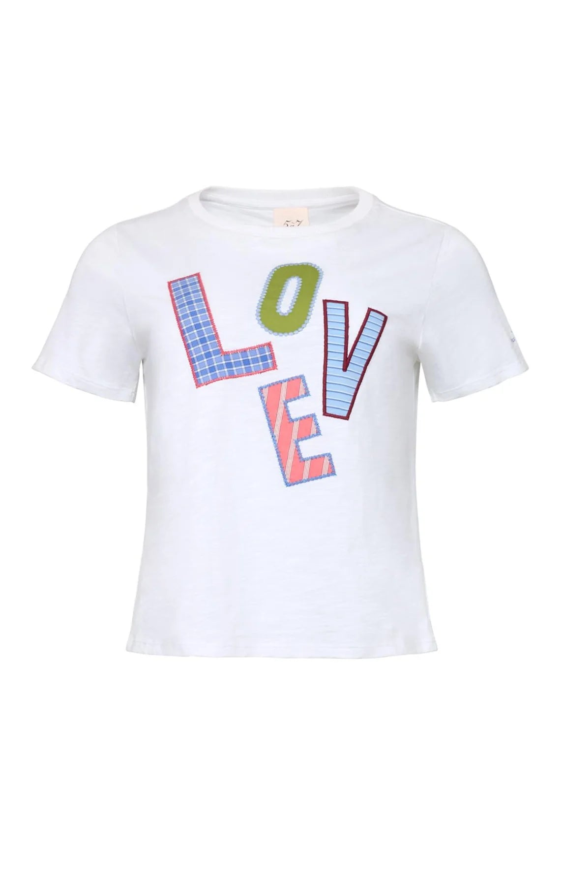 Love Collage Patch Shrunken Tee
