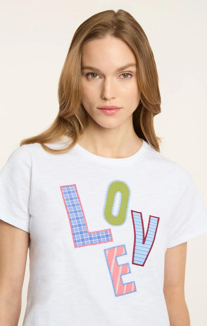 Love Collage Patch Shrunken Tee