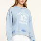 Beach Club Tumble Washed Brandy Pullover