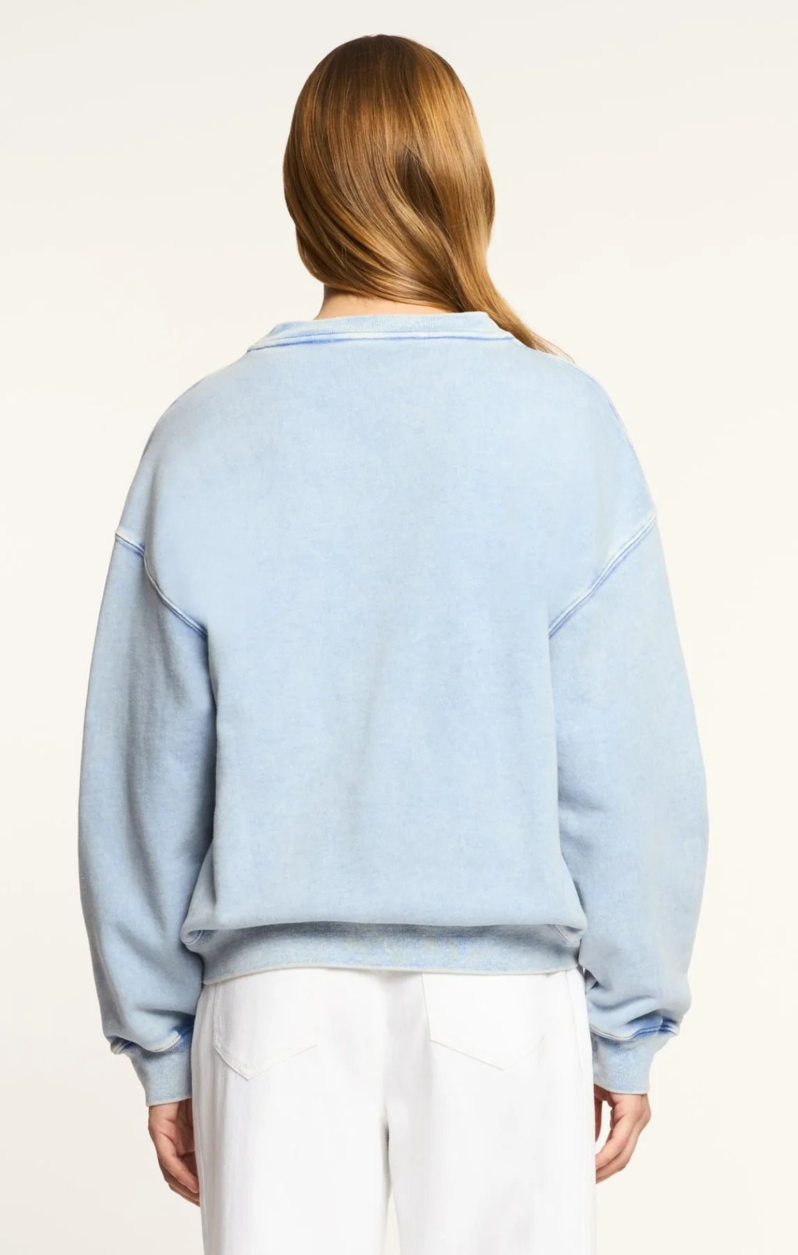 Beach Club Tumble Washed Brandy Pullover