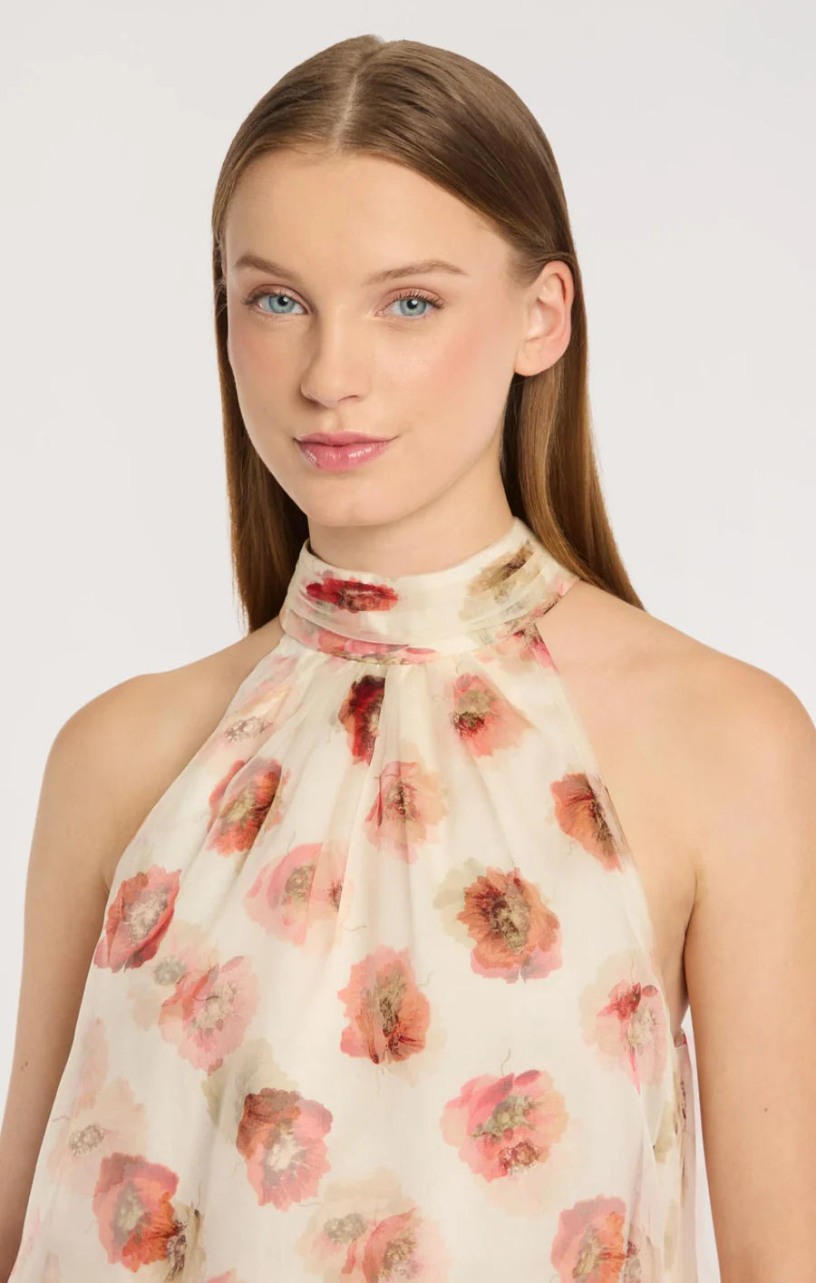 Floating Poppies Brennan Top