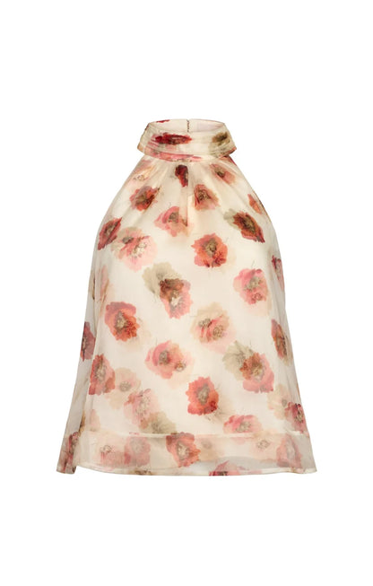 Floating Poppies Brennan Top