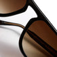 Zander Black + Black Tea Sunglasses