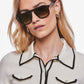 Zander Black + Black Tea Sunglasses