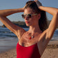 ZANDER CHROMA Silver Chroma + Crystal Sunglasses