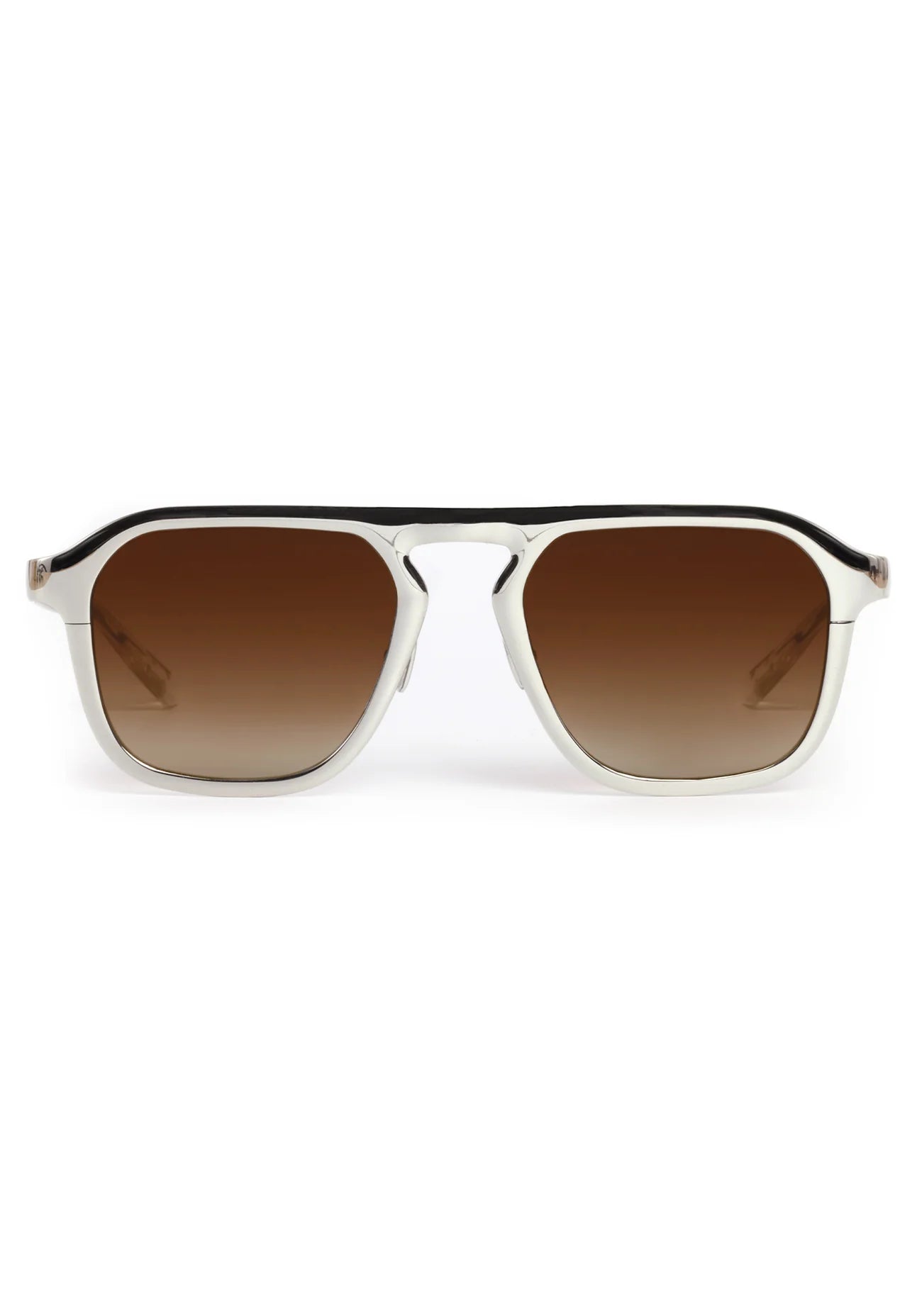 ZANDER CHROMA Silver Chroma + Crystal Sunglasses