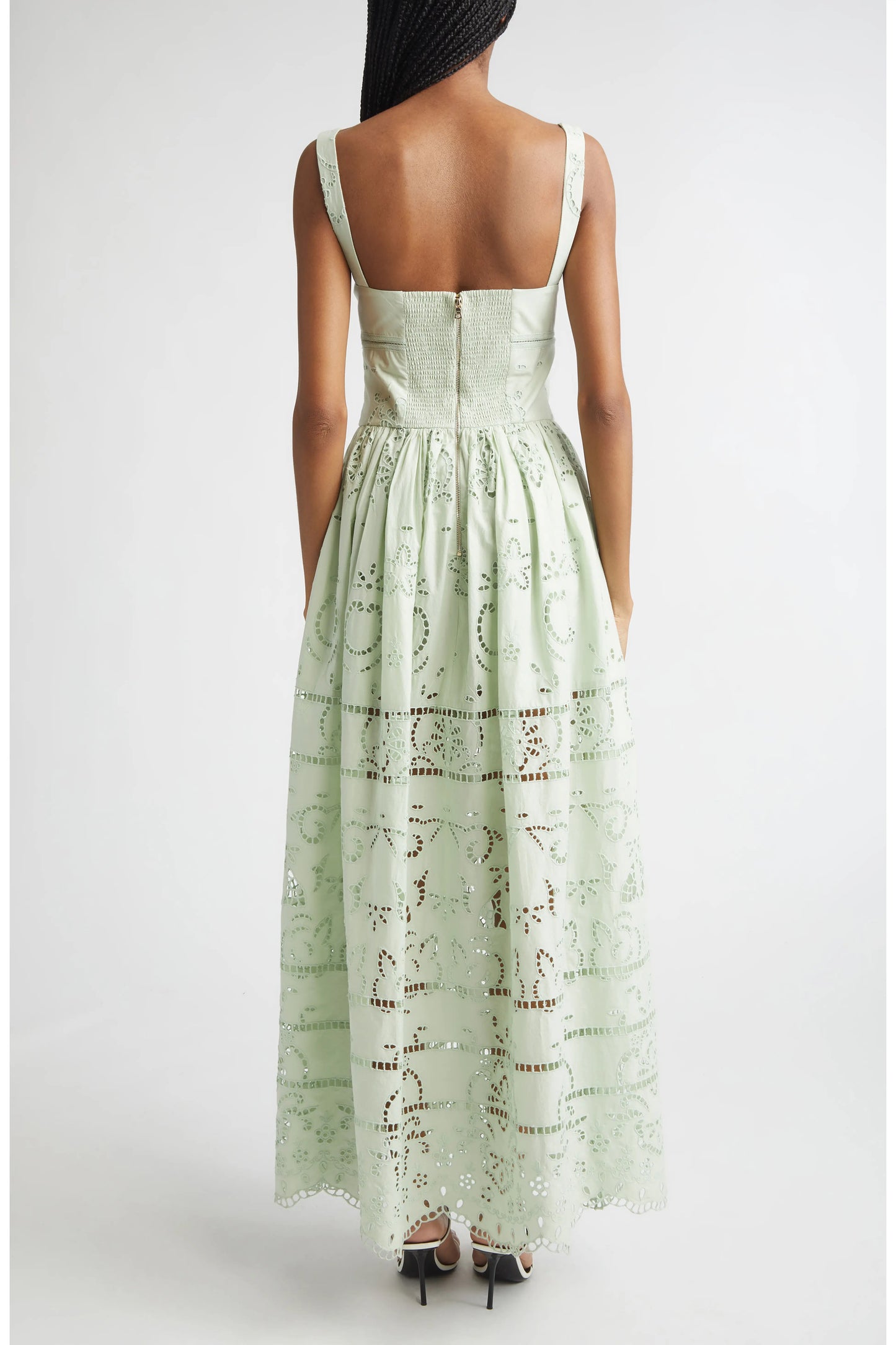 Anya Embr Sweetheart Midi Dress