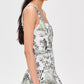 Miriam Sweetheart Drop Waist Mini Dress
