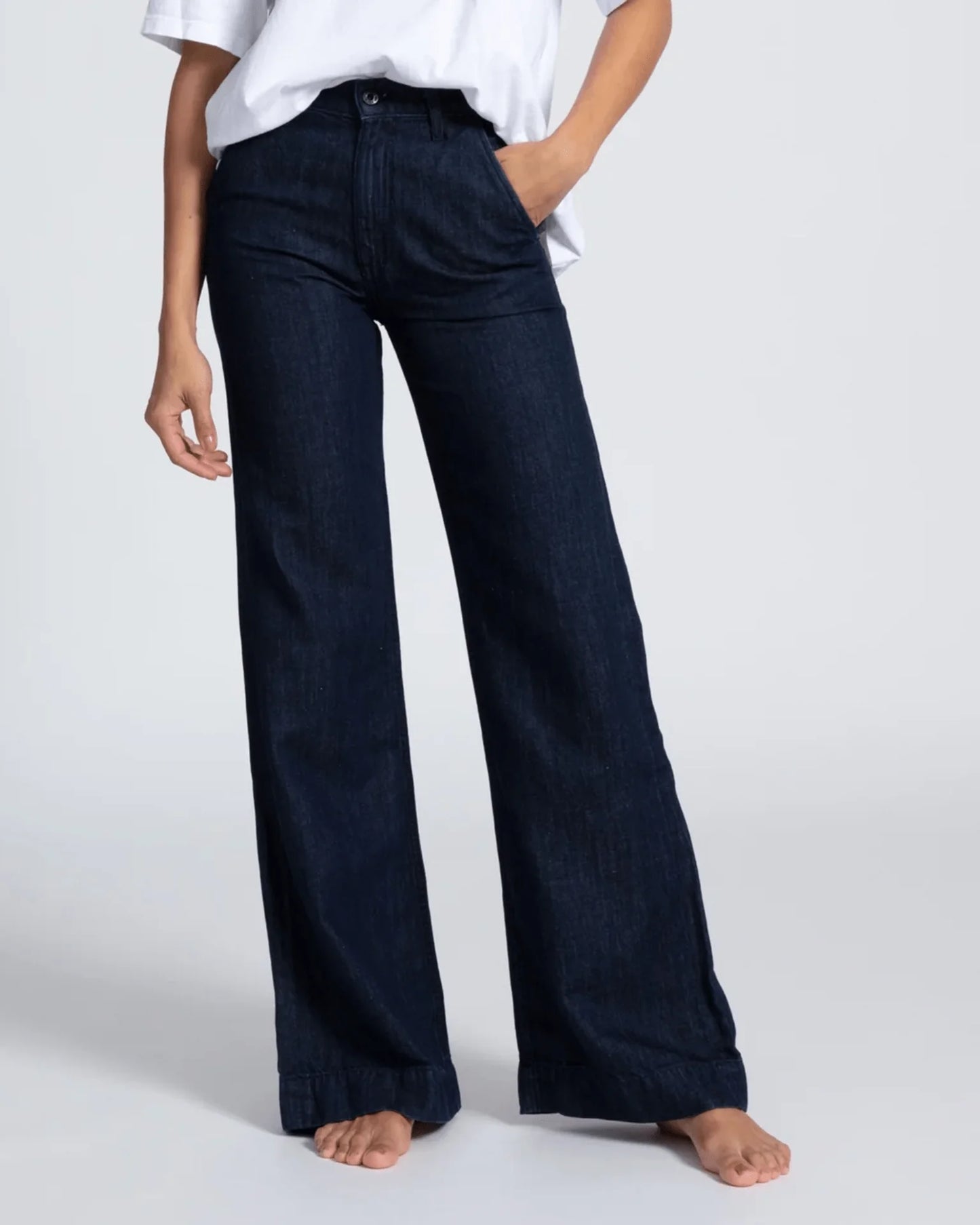 Denim Linen Trouser