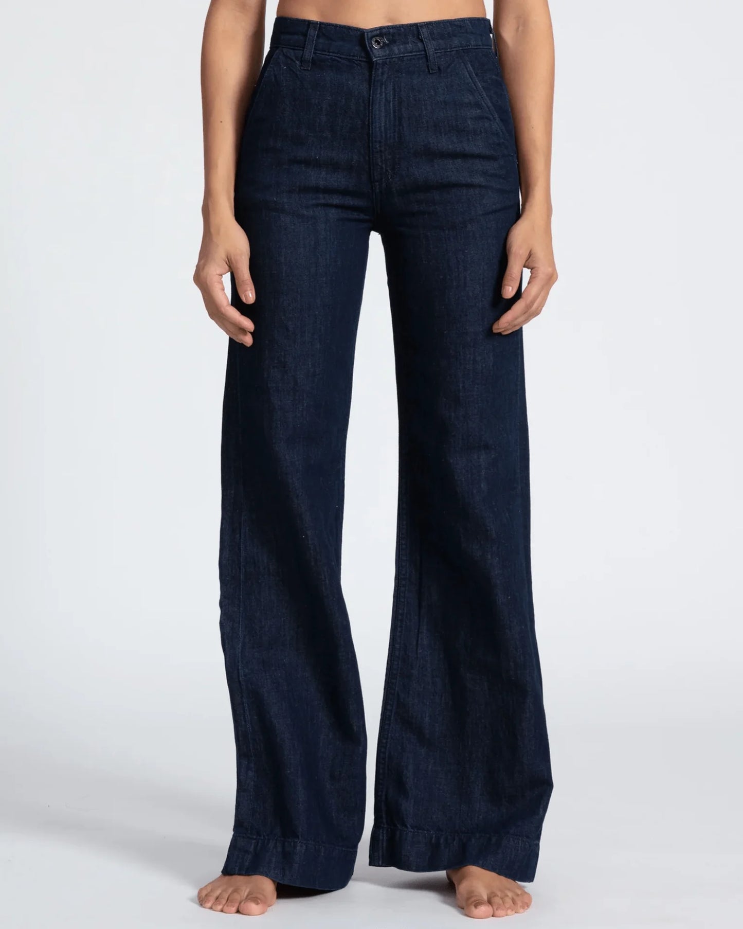 Denim Linen Trouser