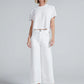 Sailor Twill Pants - Ivory
