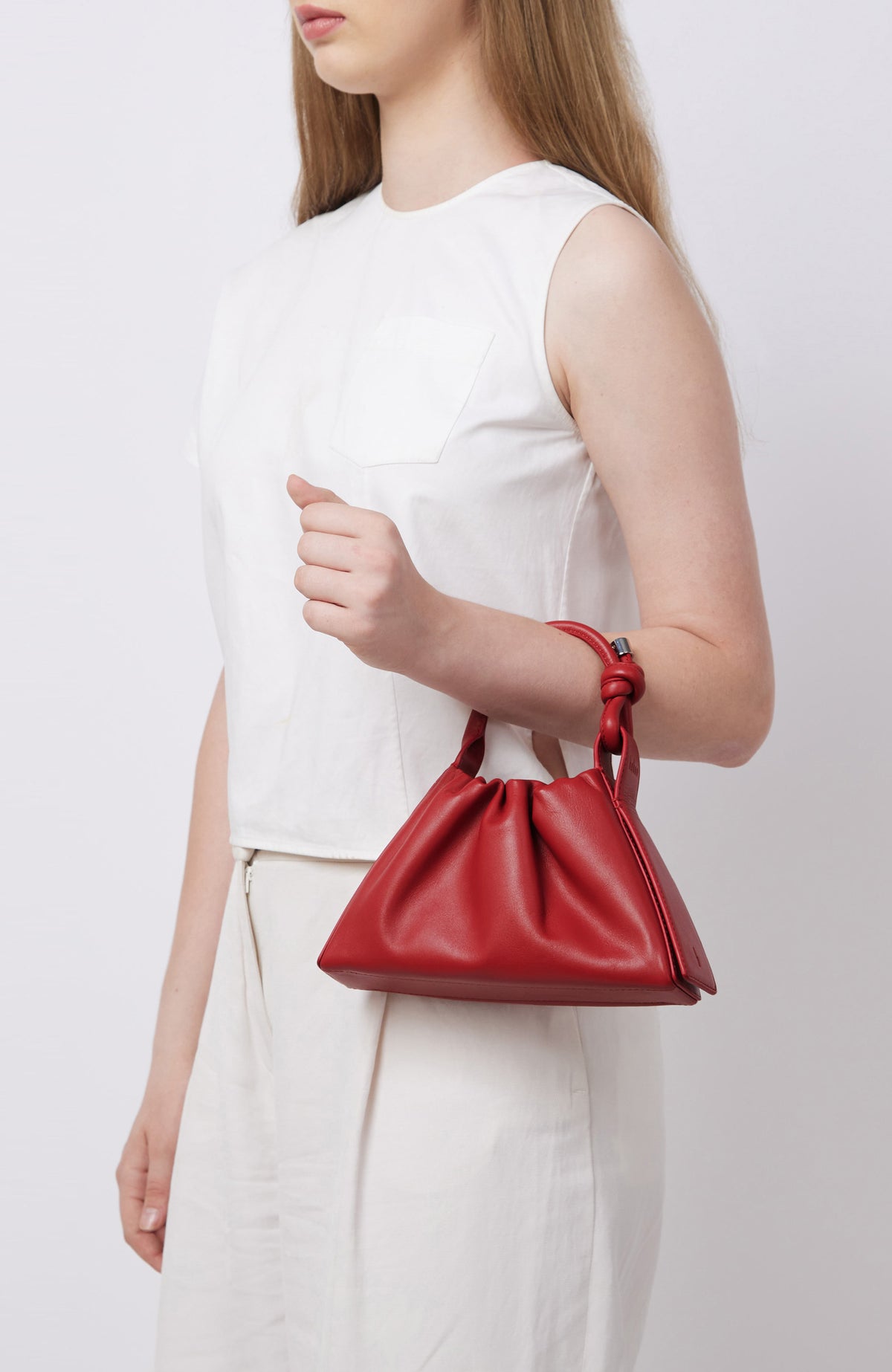 Red Tina Mini Baguette