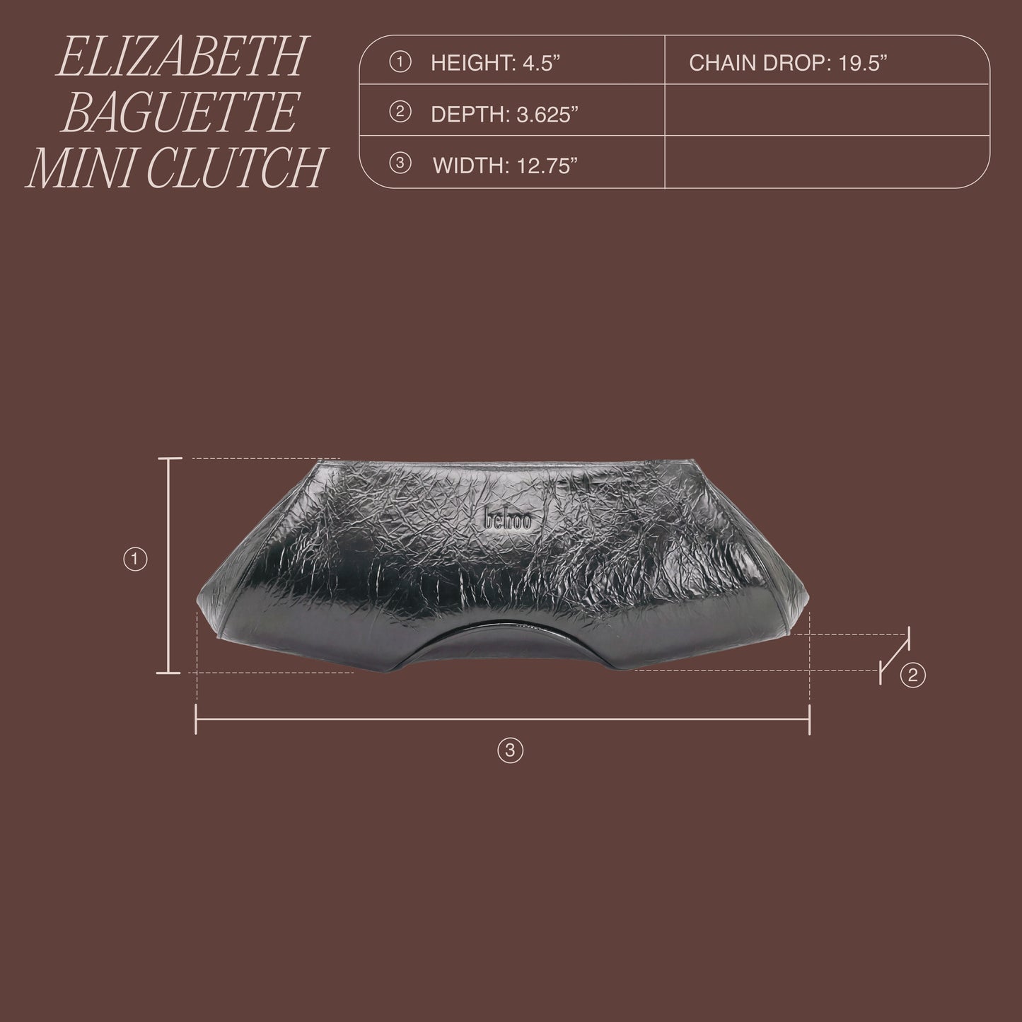 Elizabeth Mini Baguette Clutch