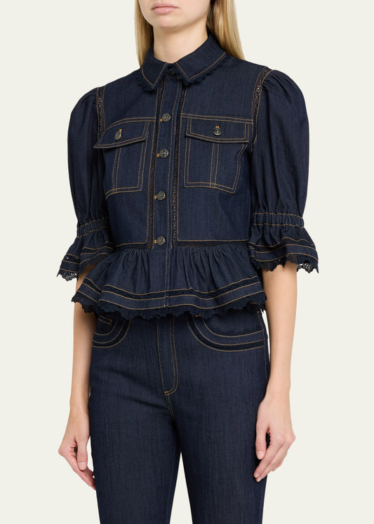 Guipure Lace Sylvia Jacket