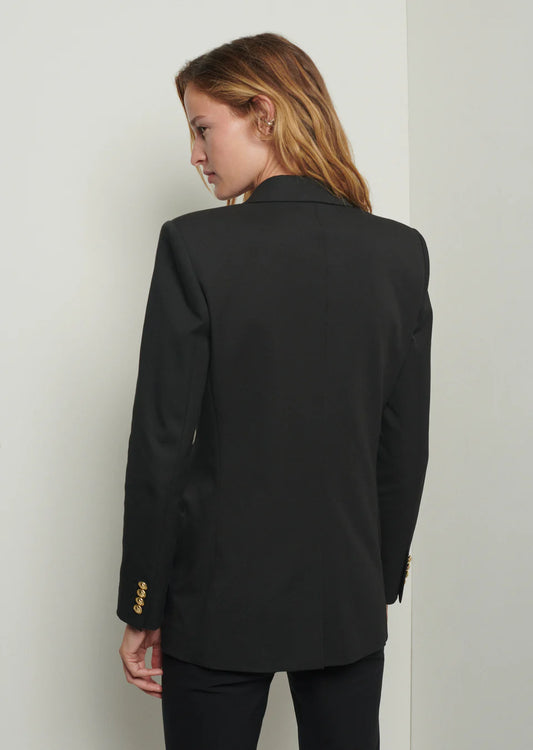 Walter Double Breasted Jacket Black