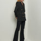 Walter Double Breasted Jacket Black