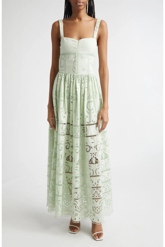 Anya Embr Sweetheart Midi Dress