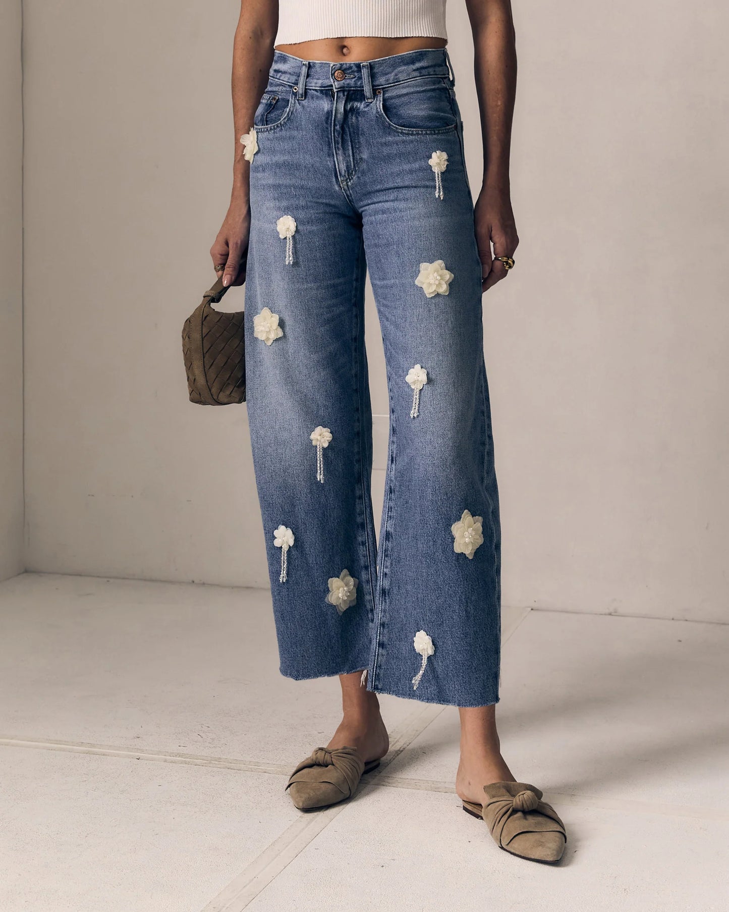 FLOWER NOMAD ANKLE JEANS