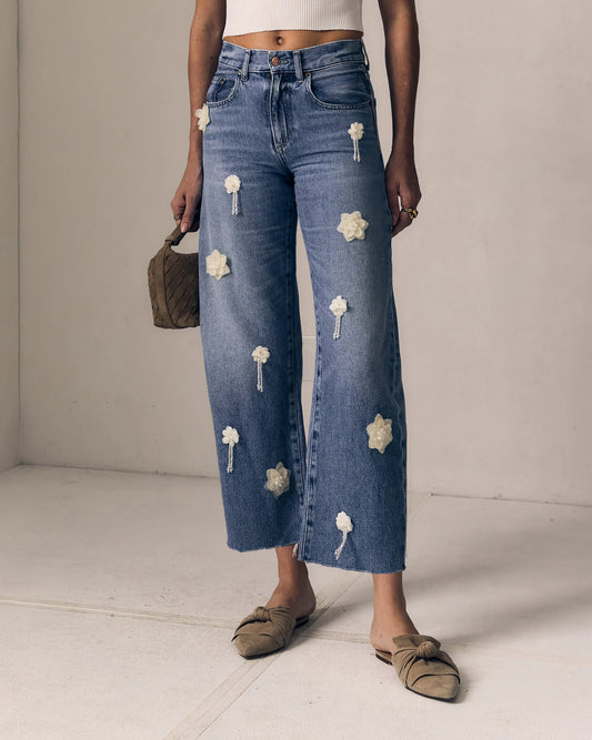 FLOWER NOMAD ANKLE JEANS
