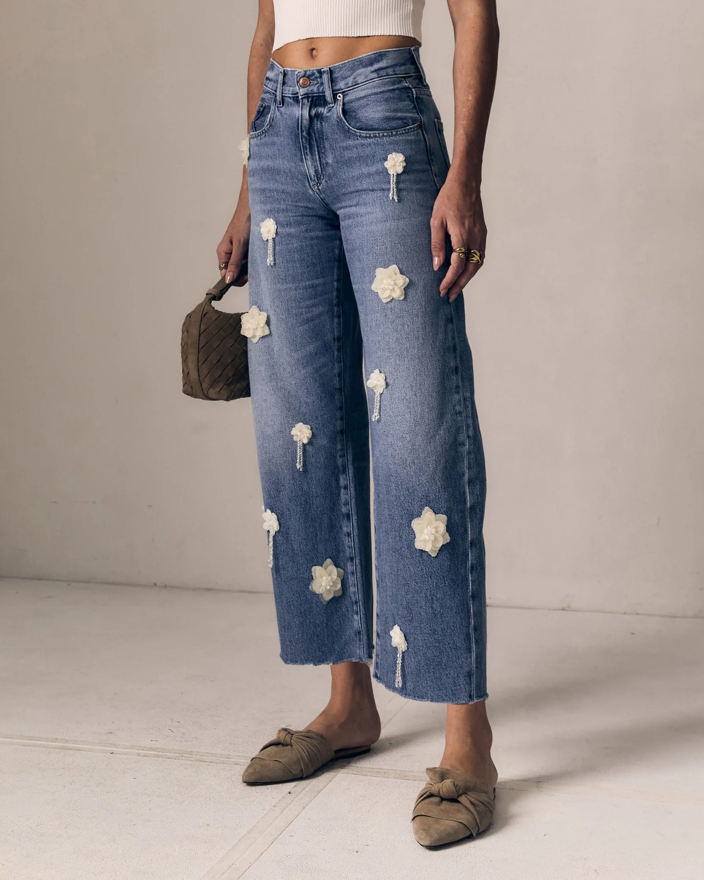 FLOWER NOMAD ANKLE JEANS