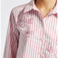 Beaded Rose Stripe Selinda Top