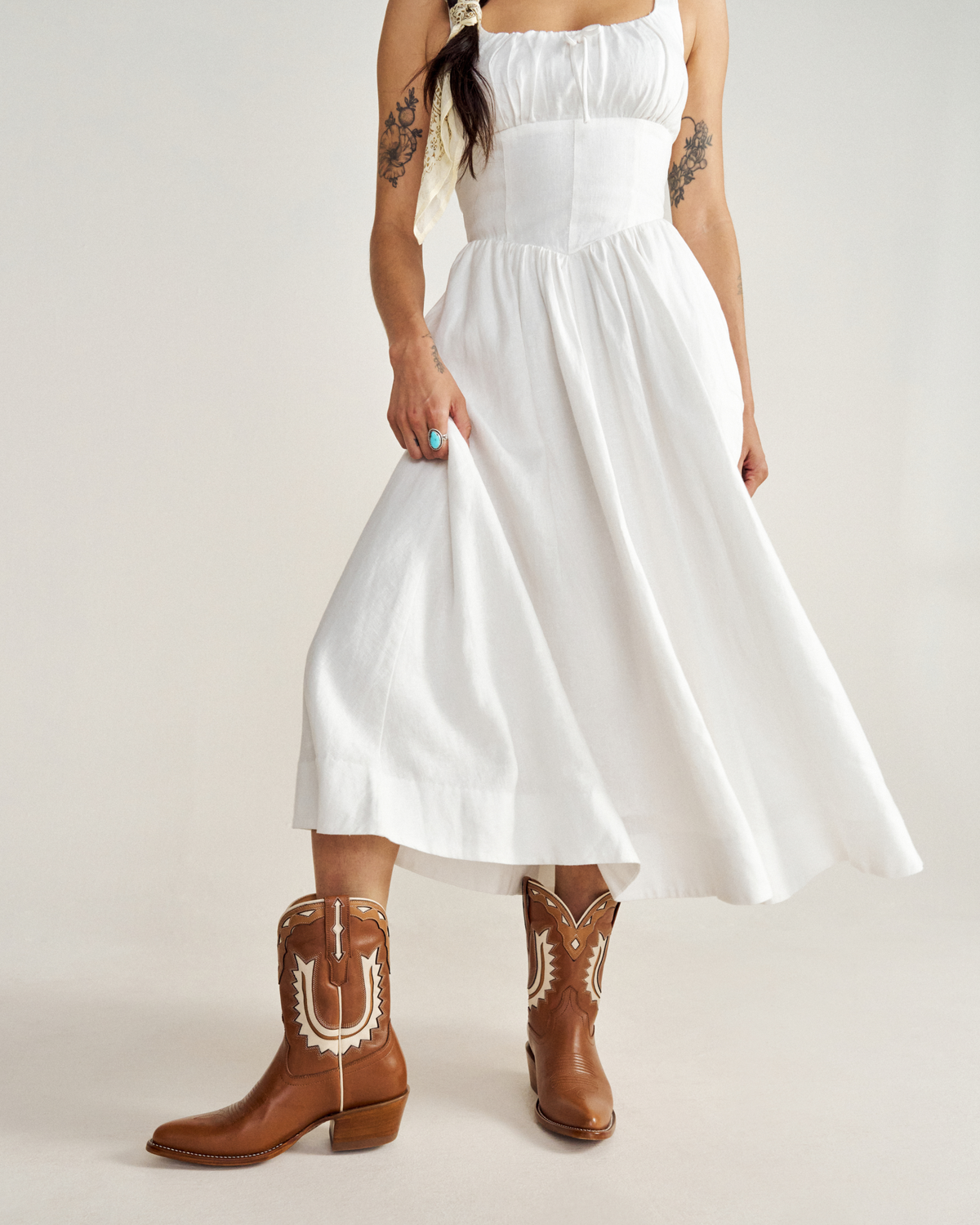 Caramel/Bone Jolene Boot
