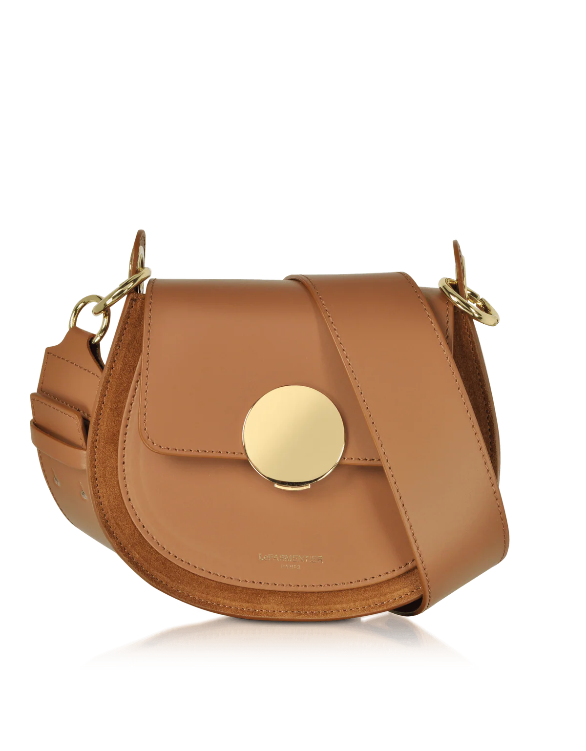 Cognac Yucca Suede Bag