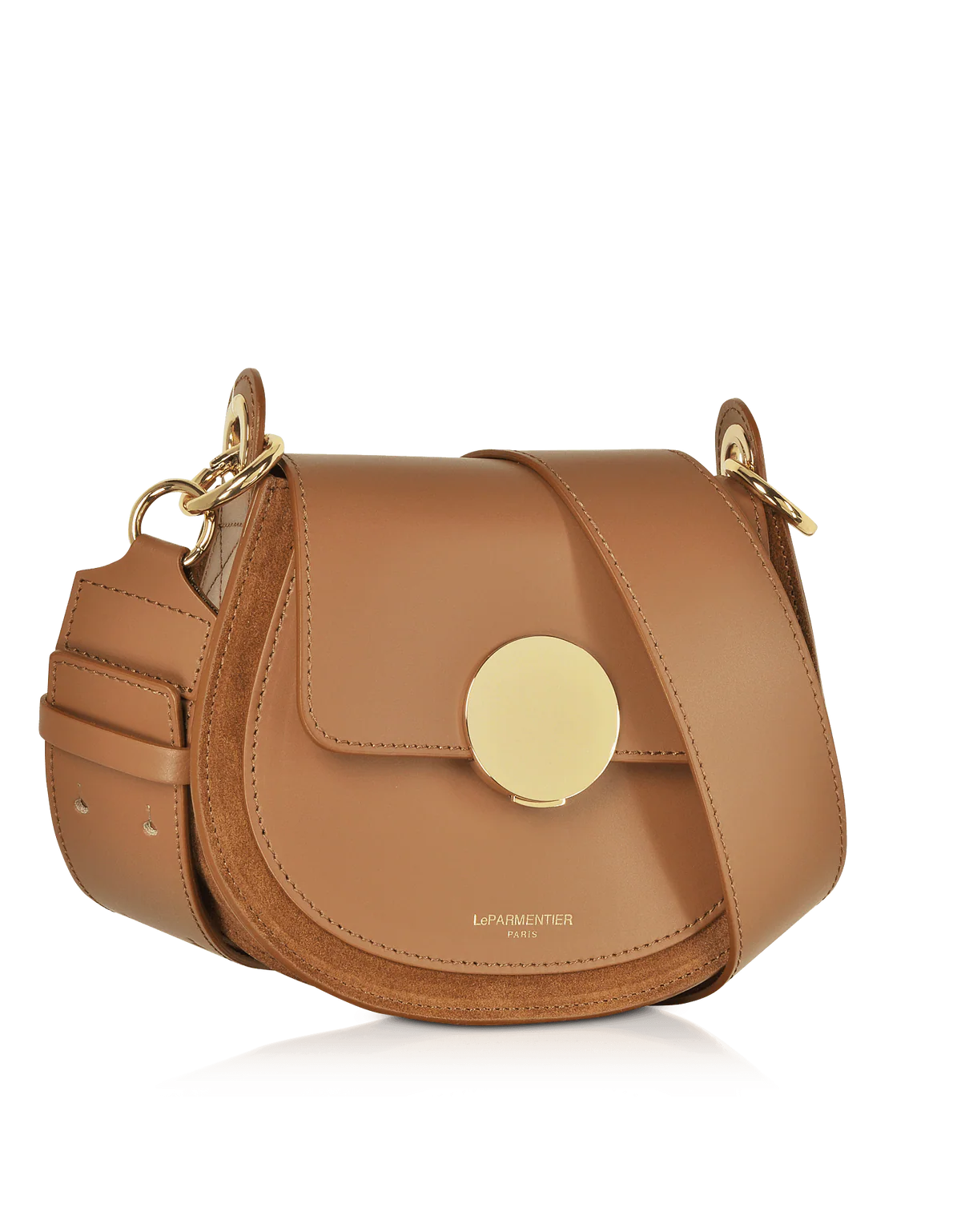 Cognac Yucca Suede Bag