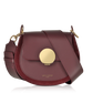 Burgundy Yucca Suede Bag