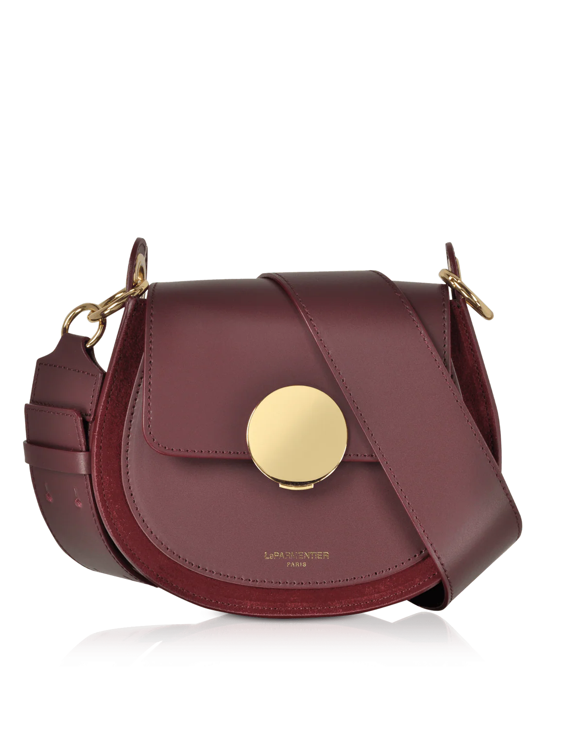 Burgundy Yucca Suede Bag