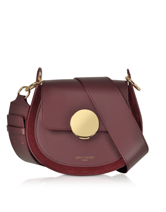 Burgundy Yucca Suede Bag