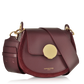 Burgundy Yucca Suede Bag