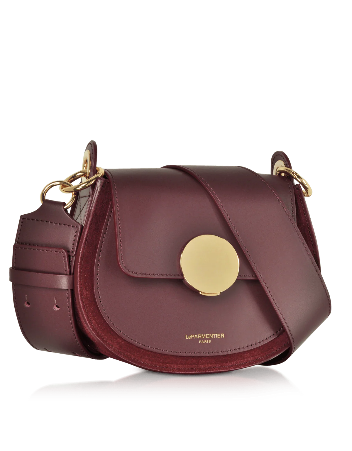 Burgundy Yucca Suede Bag